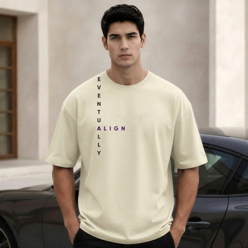 eventually align crew men's tee