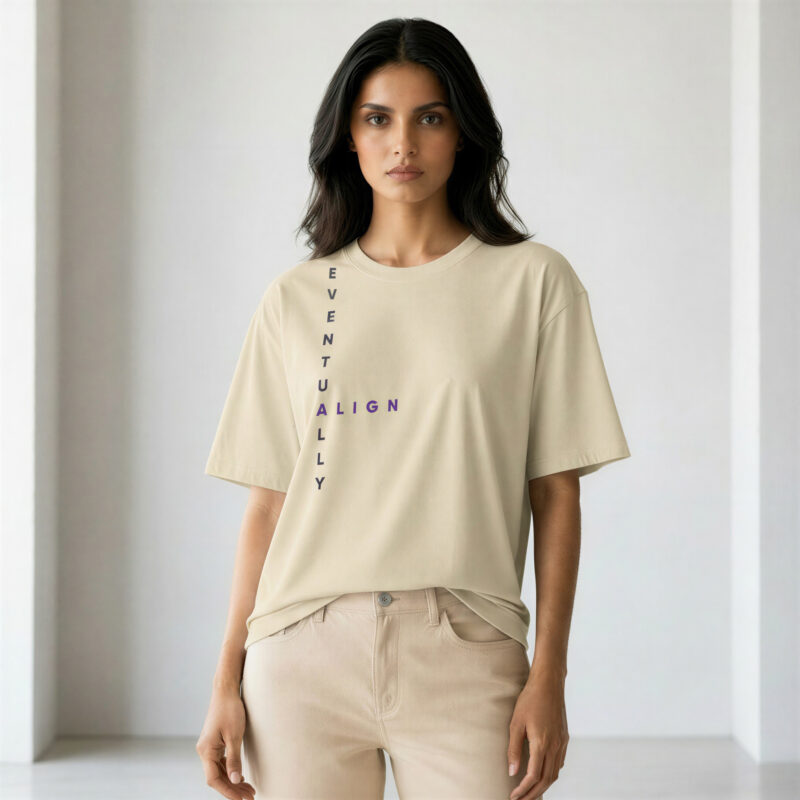 eventually align crew women's tee