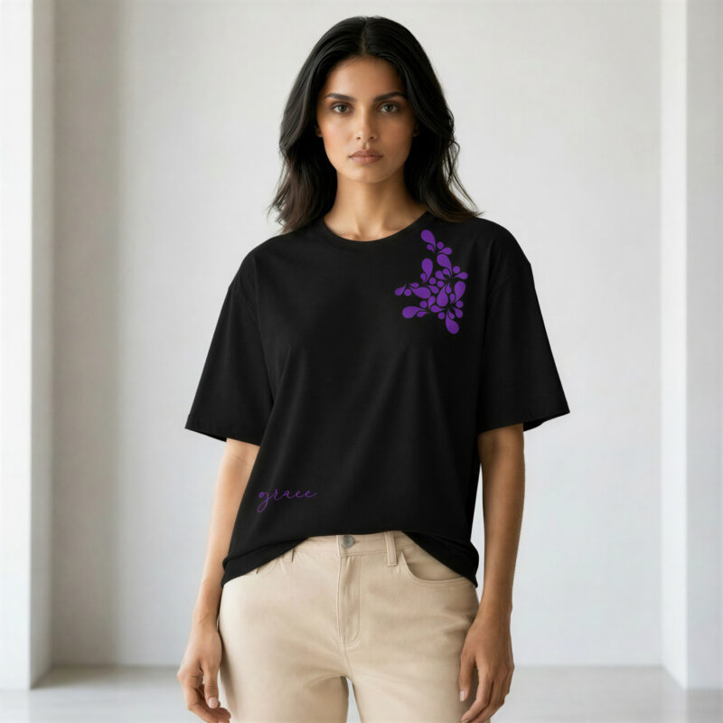 grace black women's tee