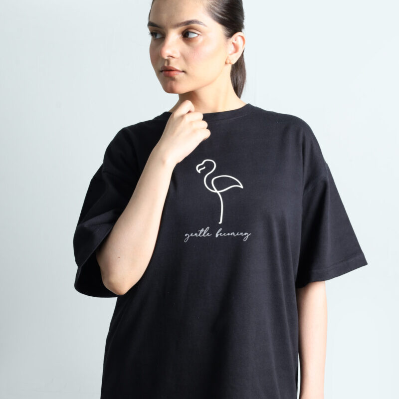 gentle becoming black women's tee