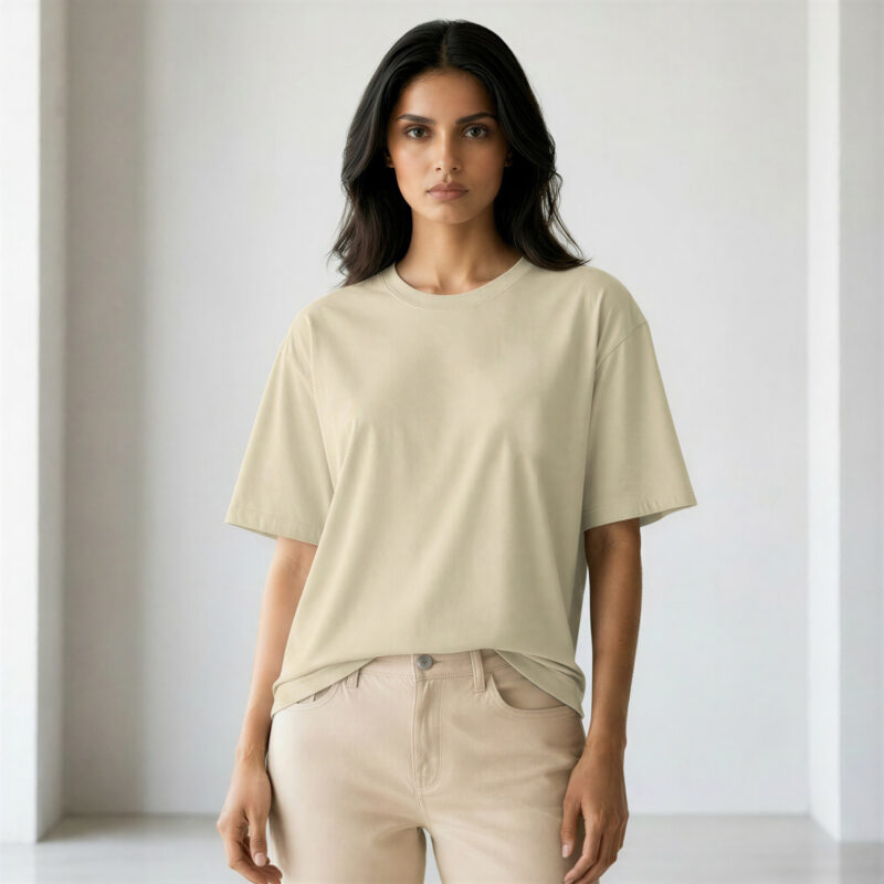deep ivory crew women's tee