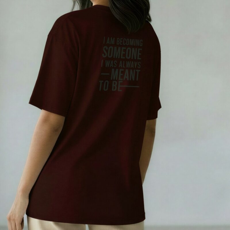becoming someone crew women's tee